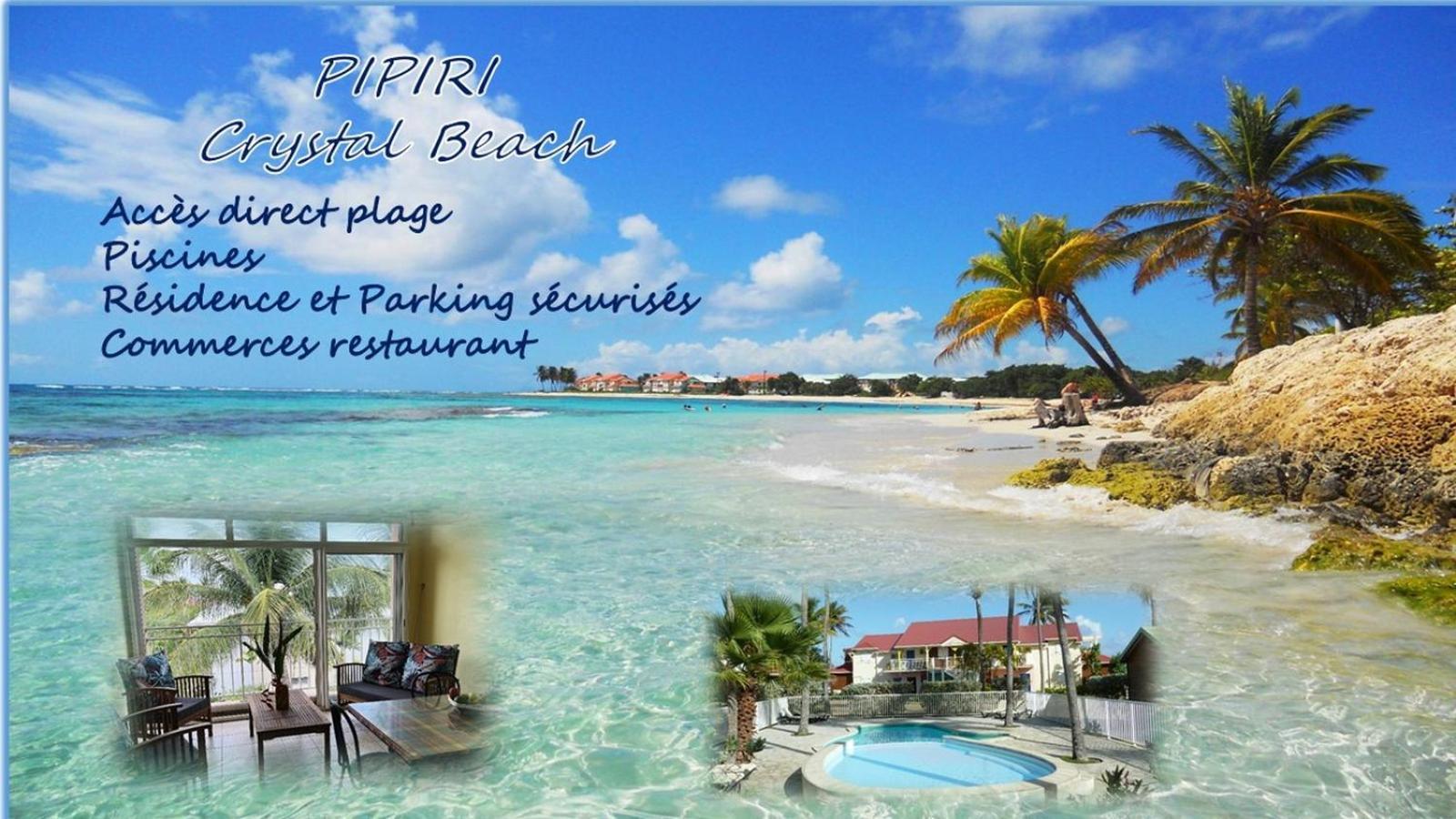 Pipiri Page Crystal Beach- Marina C0Nciergerie 圣弗朗索瓦 外观 照片